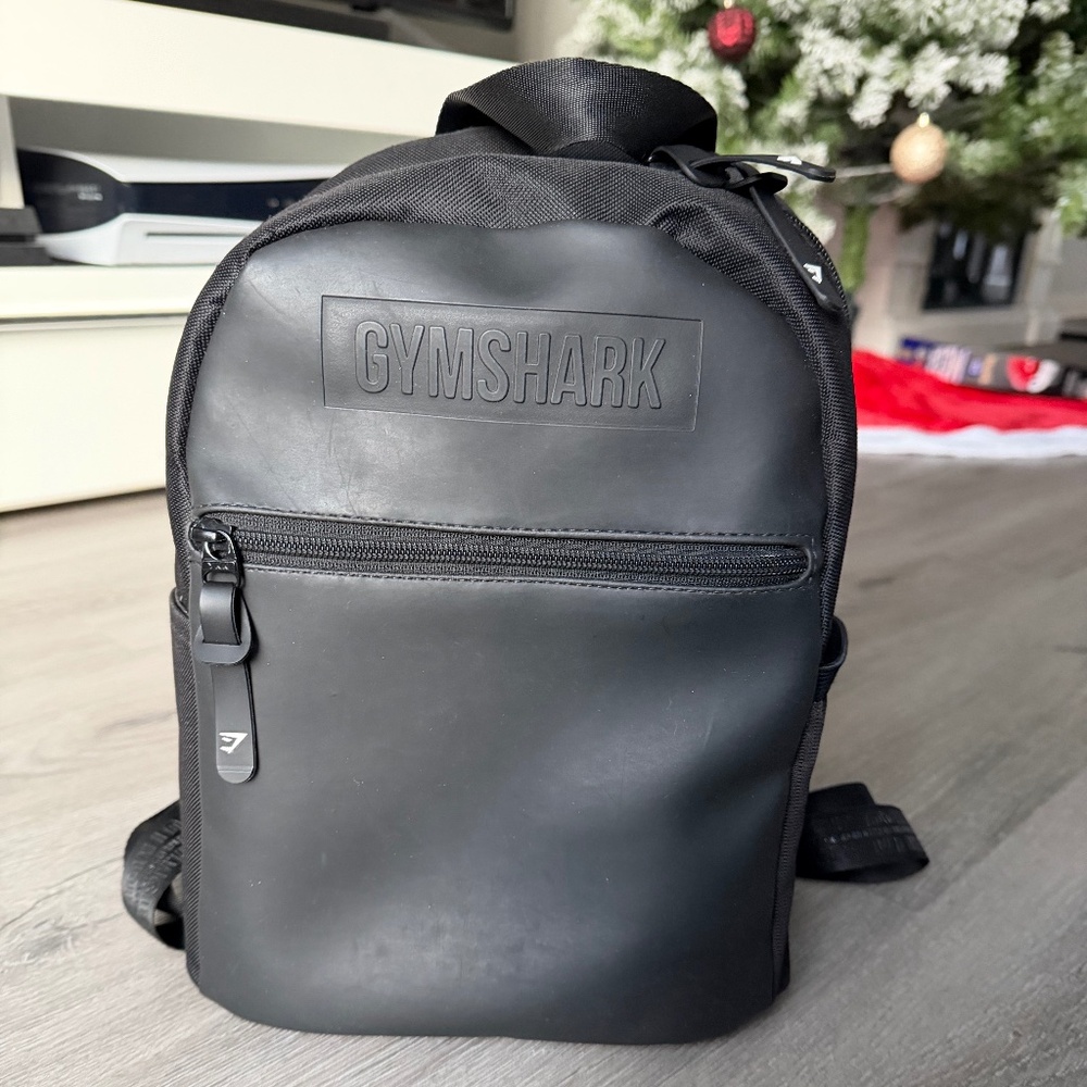 Gymshark small black backpack